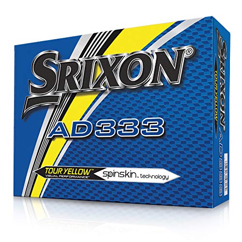 Srixon AD 333,12 Balle de Golf Mixte Adulte, Tour Yellow
