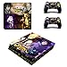 Produktbild THTB Playstation 4 Slim + 2 Controller Aufkleber Schutzfolien Set - Naruto /PS4 S