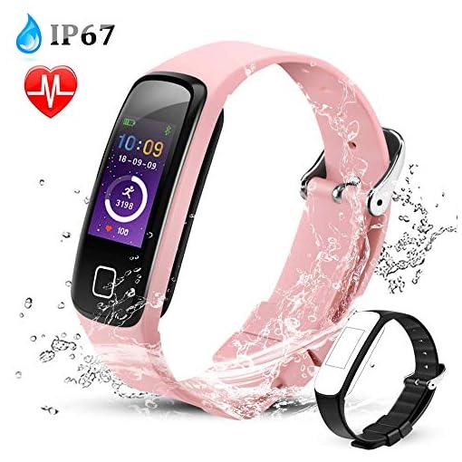 Pulsera Actividad con Pantalla Color y Correa Recambia, AGPTEK Pulsera  Reloj Inteligente Impermeable con Podómetro, Monitor Ritmo Cardíaco Sueño  Sedentarios GPS para Hombre Mujer Niños, Rosa » Compra Smartwatch