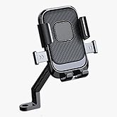 BUFFER&reg; Motor,Motosiklet,Bisiklet,Scooter İ&ccedil;in 360 Derece D&ouml;nebilen Dikiz Aynası Versiyonu Telefon Tutucu Aparat