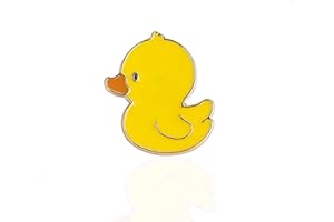 HNTR Cute Yellow Duck Enamel Pin | Quirky and Charming Accessory