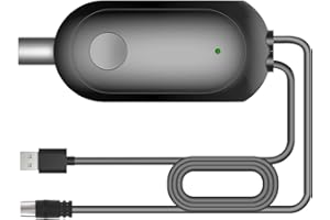 BSPHEREX 2025 Digital TV Aerial Booster Amplifier - High Gain Signal Booster for Freeview HD, Clears Pixelation & Boosts Weak Signals, Low Noise USB Power Supply, Works with Indoor Aerial