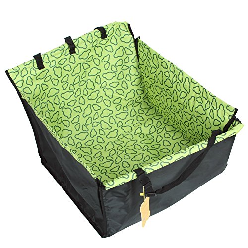 Preisvergleich Produktbild Fuloon Autoschutzdecke Wasserdicht Verdoppelte Schicht Hundedecke Hochwertige Hängematte Autositz Schondecke Sitzbezug für Haustier (M, Grün)