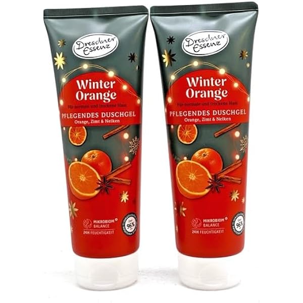 Dresdner Essenz Duschgel Granatapfel – Pflegend, Vegan & PH-hautneutral, 200 Ml