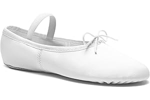 Rumpf 1003 Ballettschläppchen Ballettschuhe Kinder Damen Gymnastik Schläppchen Leder