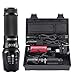 Price comparison product image Rechargeable Led Torch Powerful, Torches Rechargeable Powerful, Military Grade Led Tactical Flashlight Shadowhawk® X800 1300 Lumens 26650 Battery Torch for Camping, Hiking, Warranty for Two Years
