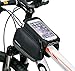 Produktbild Radfahren Rahmentasche, Intsun® Smarphonetasche, Kopf Schlauchbeutel, Oberrohr Fahrrad Handytasche Halter, Halter Steuerrohr Taschen Packung mit klaren PVC-Schirm und Doppeltasche für iPhone 6s Plus / iPhone 6s / iPhone 6 plus / iPhone 6/ 5S / Galaxy S6/ S6 Edge/ S5/ S4/ S3/ LG G4/ G3 Nexus 5