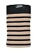Produktbild Jean Paul Gaultier - Chaussette marinière noire et beige
