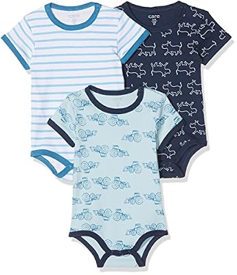 Care 550126, Body Bébé garçon, Bleu (Blue 769), 68