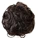 PRETTYSHOP BUN Up Do Hair Piece Hair Ribbon Ponytail Extensions Draw String Scrunchie Curled Color Variation D18