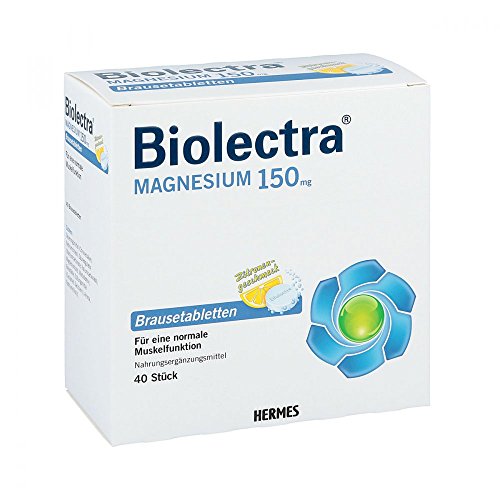 Preisvergleich Produktbild Biolectra Magnesium 150 mg, 40 St. Brausetabletten