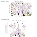 Cartoon Dream Castle Princess Wall Sticker Vinyl Waterproof Decal Home Decoration for Children Room