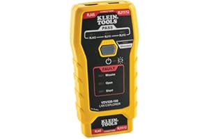 KLEIN TOOLS Probador de cables de red LAN Explorer™ con unidad remota