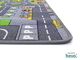 Stadt Mix HEVO ® Strassen Spielteppich | Kinderteppich 145×200 cm - 3
