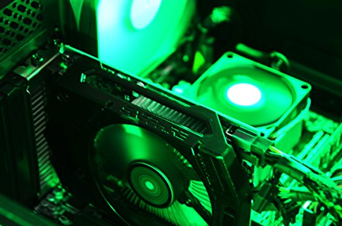 VIBOX Scope 1 Gaming PC – 3,9GHz AMD A4 Dual-Core APU, GT 710 GPU, preiswerte, Familien, Multimedia, Heim- & Bürocomputer, Desktop Gamer Computer mit Spielgutschein, Grün Innenbeleuchtung, lebenslange Garantie* (3,7GHz (3,9GHz Turbo) superschneller AMD A4-6300 Dual-Core-APU / CPU-Prozessor, Nvidia GeForce GT 710 1GB Grafikkarte GPU, 8GB DDR3 1600MHz RAM, 1TB (1000GB) SATA III HDD 7200rpm Festplatte, 400W 85+ Netzteil, CIT Vanquish Grün Gaming Geh§use, FM2+ Mainboard, Ohne Windows Betriebssystem) - 5