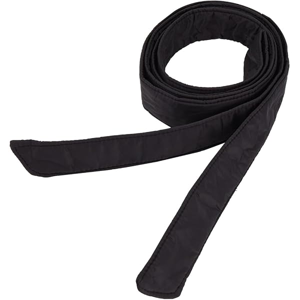 Ceinture De Trench-Coat Noire GORGECRAFT - Lot De 3 Pièces Avec Manches - Polyester Souple Réglable - Accessoire Remplacement Pour Manteaux Et Vestes