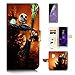 Produktbild A20407 Schutzhülle/Klappetui für Samsung S9+ / Galaxy S9 Plus, inkl. Displayschutzfolie, Motiv Nightmare Before Christmas