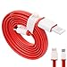 CELLTELL USB Type-C Cable For OnePlus 5T / One+ 5t / OnePlus5t C Type Data Cable | Fast Charging Cable | Sync Cable| Charger Cable | Compatable 3.1 Reversible Type C Cable-100Cm (RED) RS.320.00