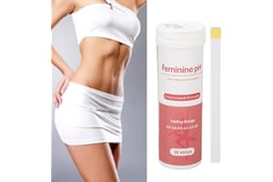 TMISHION Femininer PH-Teststreifen, Genaue Ergebnisüberwachung, Vaginale Gesundheit, Vaginale Gesundheit, PH-Teststreifen, Femininer PH-Test, Genauer Säure, Alkalität, Vaginale Gesundheit, (50 Stück)