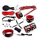 Price comparison product image Bullet USB Sex Shop Vibrator Bullet with Bondage Set Sexy Toys Handcuff and Whip Female Pussy Sex Intimate Goods Sex Toys for Adults,10 Pcs,s Bullets V2 Sex Egg Jumping