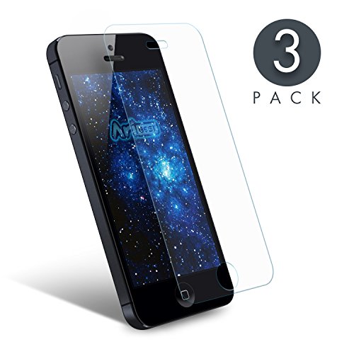 iPhone SE Panzerglas Panzerglas Schutzfolie [3 Stück],Aribest Ultra-klar Panzerglas Schutzfolie für iPhone 5 5S 5C SE 4 Zoll 3D Touch Kompatibel (0.25mm HD Ultra Clear)