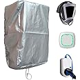 LOTHID Wallbox Weather Protection Roof for Electric Car Charging Station, Outdoor Waterproof Dustproof Rainproof Charging Cradle Cover (Wall Mounted: 40 x 32 x 20 cm)