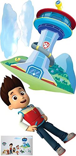 Paw Patrol Wandtattoo ? 3D Schlafzimmer Jungen Mädchen Große Kinder - 3
