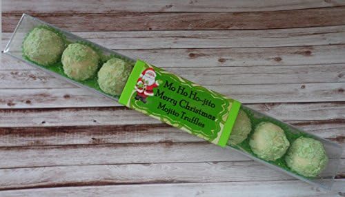 Mo Ho Ho-jito Merry Christmas - Novelty Stick Box of 8 Mojito Chocolate Truffles
