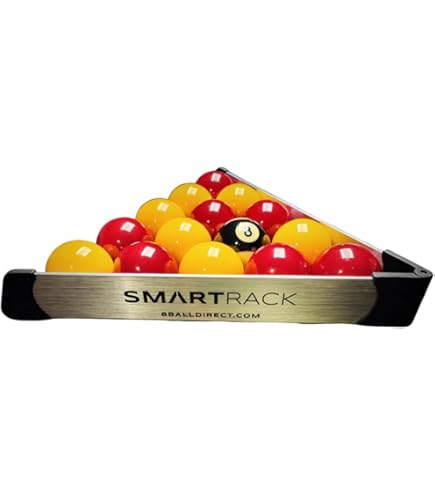 PowerGlide Pool Ball Rack Dreieck - Für 10 Oder 15 Bälle Schwarz