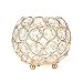 Produktbild Kerzen Leuchter Deko,Jaminy Kerzenleuchter Handmade Crystal Tea Licht Kerzenhalter/Kerzen Schirm für Hochzeit Esszimmer Restaurant Couchtisch Home Decoration (S)