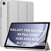 UnDePlus Samsung Galaxy Tab A11 Plus 11in&ccedil; X230 ile uyumlu Kılıf PU Deri Smart Standlı Case Uyku Modlu X235 X236F