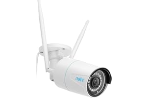 Reolink 5MP WLAN Kamera Outdoor, 2,4GHz/5GHz WLAN CCTV IP Kamera Aussen mit Person/Auto/Tiererkennung, IP67 Wetterfest, Nachtsicht, Bewegungsmelder, SD-Kartenslot, Zeitraffer, Außenkamera RLC-510WA