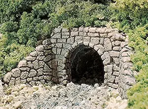 Woodland Scenics HO Culvert, Random Stone (2) C1264