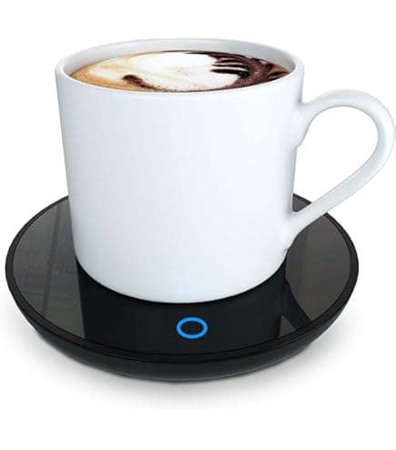 USB Tassenwärmer - Elektrischer Heizuntersetzer Für Kaffee & Tee (Weiß, 11,5cm)
