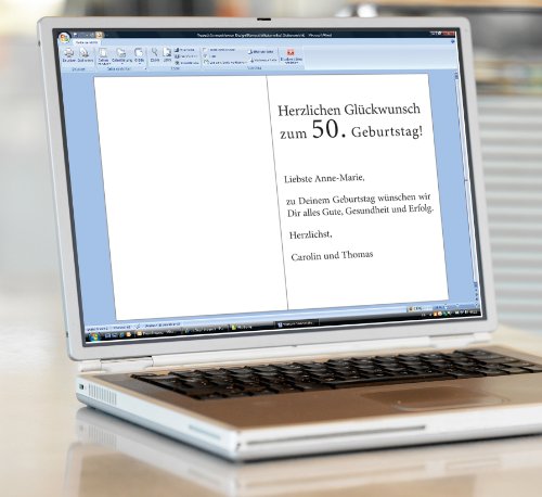 Sigel DS004 Glückwunschkarten Fortune, 10er Set mit Umschlägen - 3