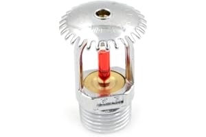 PiniceCore Arroseur Pendent Oscillant en Alliage de Cuivre pour Systèmes d'Extinction d'Incendie Verticaux, 68°C, 1 L/min, 1 Pièce, Noir