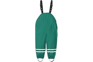 BOTCAM Salopette de pluie pour enfant garçon et fille - Coupe-vent - Imperméable - En nylon - Imperméable - 146 - Pour garçon
