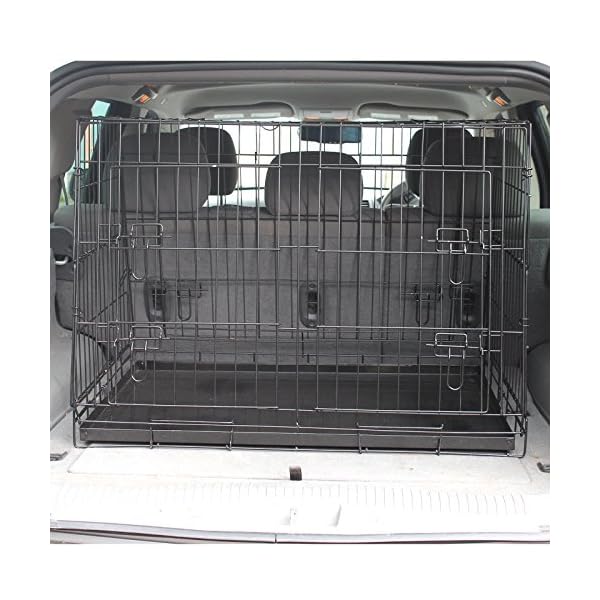 Hardcastle Folding Metal Car Boot Pet Dog Cage Dogs.co.uk