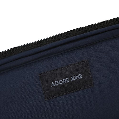 Adore June MacBook Pro 15 (2016) Hülle „Triangle“ aus original Cordura in dunkelgrau. Elegante Laptop-Tasche aus widerstandsfähigem Textil-Stoff für das Apple MacBook Pro Retina 15″ mit Touch Bar (2016). Hochwertige Tasche als treuer Begleiter. Made in Europe. - 6