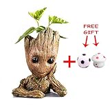Asamoom Maceta en Forma de Figura de Acción + 2PCS Para Niños Luz...