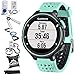 Produktbild Garmin Forerunner 235 GPS Sport Armbanduhr mit wrist-based Herzfrequenz Monitor – Frost Blau (010–03717–48) mit 7 in 1 Total Widerstand Fitness Kit