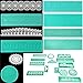 Produktbild FairytaleMM Grün Kuchen Dekorieren Tools Runde Spitze Geformt Weiche Silikonform Fondant Kuchen Dekoration Backen Tool Kit küche zubehör