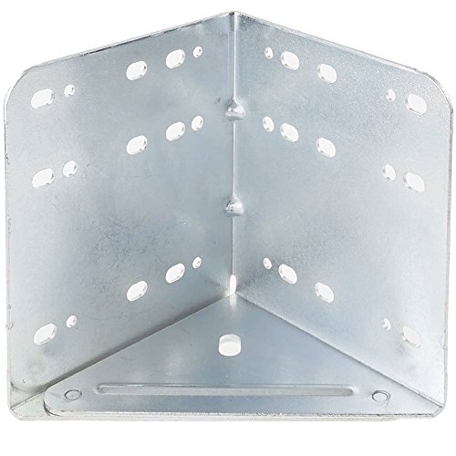 Preisvergleich Produktbild LignoWare® Bettwinkel, Bettverbinder, Eckverbinder verzinkt (stabile Bettbeschlag Ausführung)