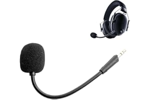V-MOTA Micrófono de juego de repuesto para auriculares Razer BlackShark V2 Pro 2023, Barracuda Pro Xbox One X, auriculares para juegos de computadora (no compatible con BlackShark V2) (1 pieza)