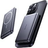 Mcdodo MC-4651 10000mAh 20W Metal Ultra İnce Manyetik Kablosuz Powerbank - Siyah