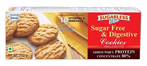 Sugarless Bliss Vanilla Butter Cookies 200g