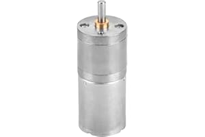 FTVOGUE Low Speed Gear Motor High Torque Geared Motor for Electronic DIY(12V 60RPM)