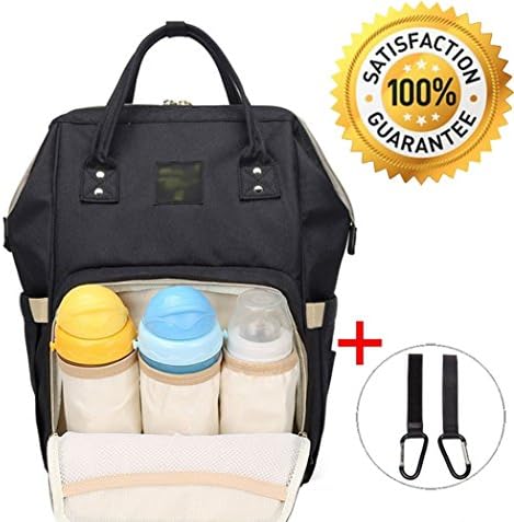 Baby Diaper Bag, Multifunction Large Capacity Backpack For Baby Care, Waterproof Durable Nappy Spacious Tote Bag, Stylish Travel Backpack Organizer with Stroller Straps For Mom &amp; Dad