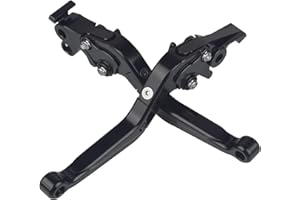MZ-STORE Motorbike Adjustable Brake Clutch Levers Foldable for R NINET 2017-2020 R NINET Urban GS 2017-2020 R Nine T Scrambler R Nine T Pure R Nine T Cafe Racer 2017-2020-Black+Black+Black+Black