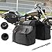 Produktbild Lin XH Motorrad Reise Satteltasche Motorrad Schwarz Canvas wasserdichte Sattelbox